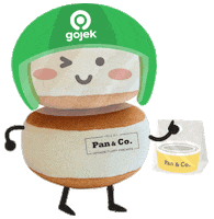 Takeaway Gofood Sticker by Pan&Co.