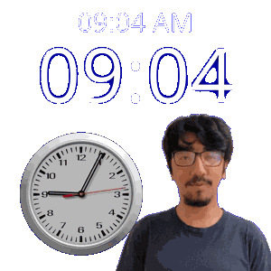 Nine Four 9Am Sticker