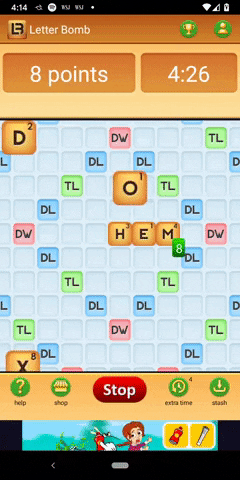 letterbombgame giphyupload game wordgame letterbomb GIF