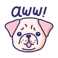 dog awww Sticker by Puppr