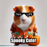 Guinea Pig Halloween GIF by Guinea Gambino