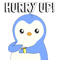 Lets Go Penguin Sticker by Pudgy Penguins