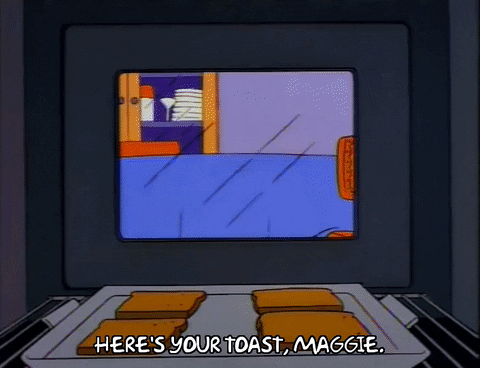 marge simpson toast GIF