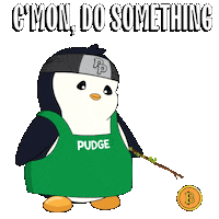 Come On Crypto Sticker by Pudgy Memez
