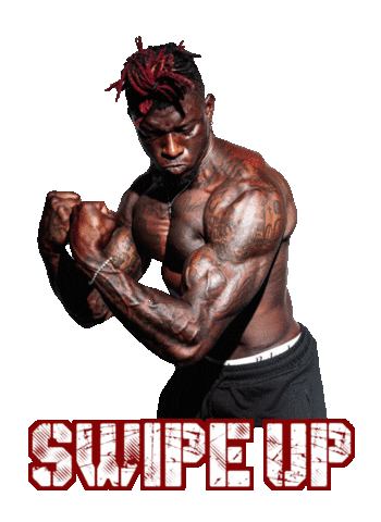 Black Man Workout Sticker by ShowTimeGP