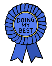 Trying Mental Health Sticker by By Sauts // Alex Sautter (formerly Pretty Whiskey)