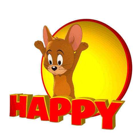 Happy Warner Bros Sticker by Warner Bros. UK & Ireland