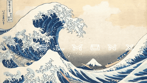 Mount Fuji Wave GIF by ElmonX
