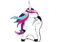 Night Unicorn Sticker by Kolorky