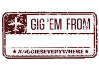 travelling texas am Sticker by Texas A&M University