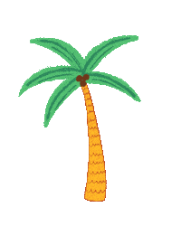 Palm Trees Miami Sticker by Marcel Katz / The Art Plug