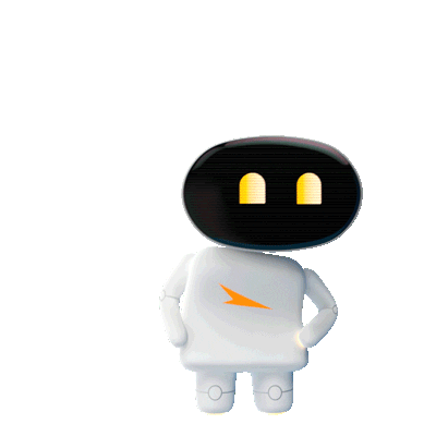 PowerNorge power pow dancing robot happy robot Sticker