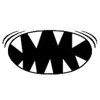 WELOVERARO weird eye mouth ugly Sticker