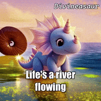 Water Glow GIF by Divineasaur