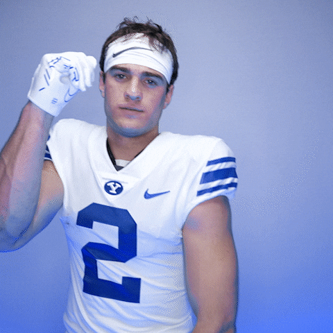 Byu Football Sport GIF by BYU Cougars