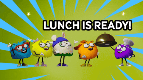Cool School Lunch Time GIF