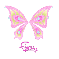 Glitter Wings Sticker