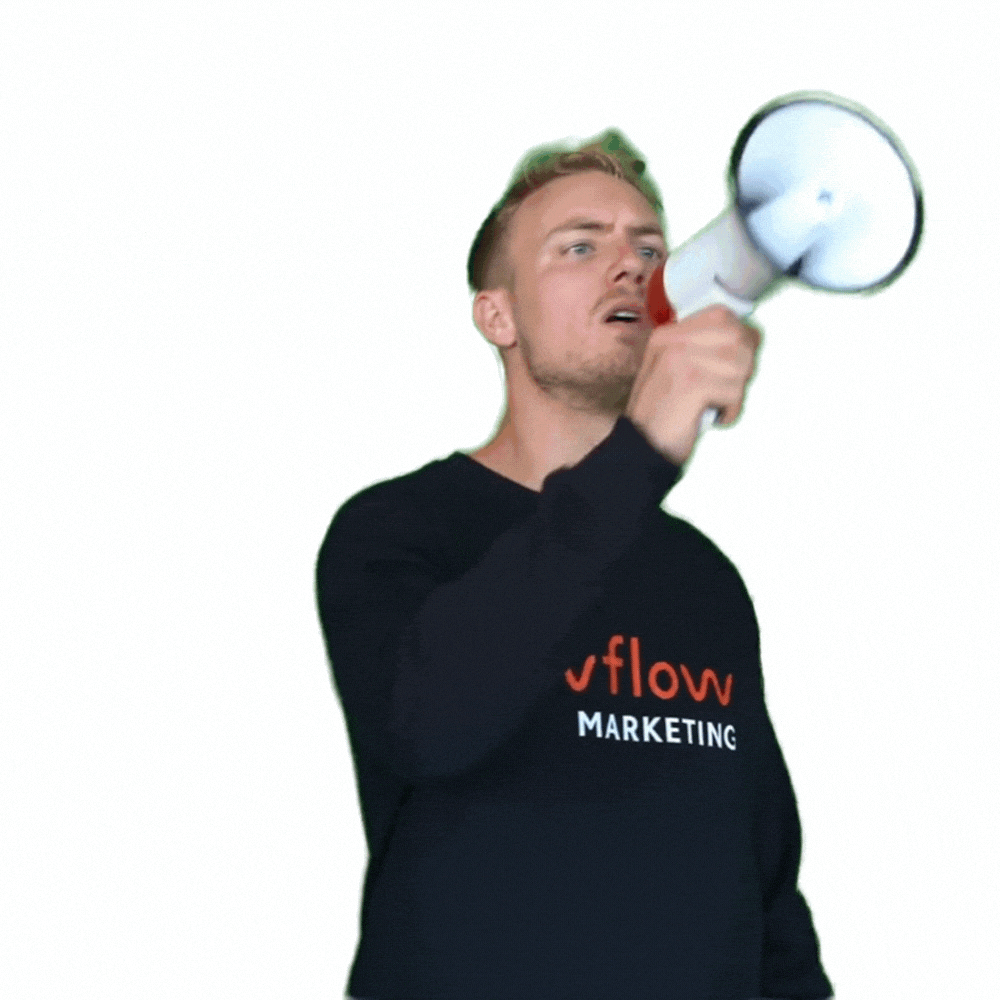 inflowmarketing giphyupload schreeuwen megafoon roepen GIF