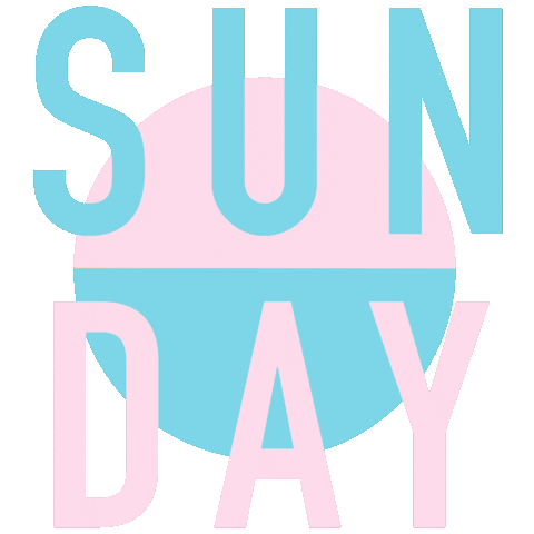 Weekend Sunday Sticker