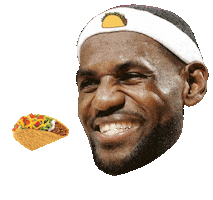 Hungry Lebron James Sticker by OnlyRoses