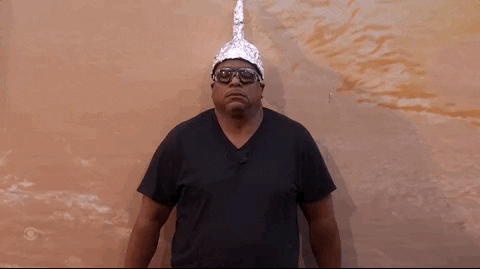 Tinfoil Tin Foil Hat GIF by Big Brother