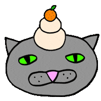 New Year Cat Sticker