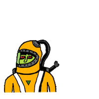 pravdabeer space smoke spaceman red eyes Sticker