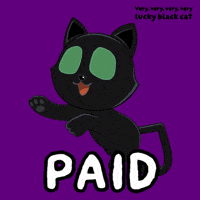 Glow Black Cat GIF by VeeFriends