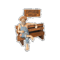 Alcohol Decor Sticker by CopperheadDistillery