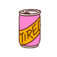 tonyromera drink tired tony records Sticker