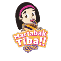 Tiba Sticker by Martabakorins