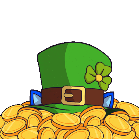 Happy St Patricks Day Sticker by Toshithecat
