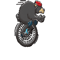 Unicycle Sticker by VisitBemidji