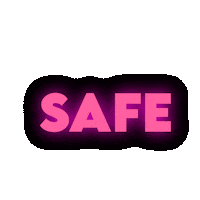Cyberzcrew pink neon safe pregame Sticker