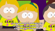 bow pony tail GIF by South Park 