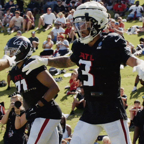 High Five Jessie Bates GIF by Atlanta Falcons