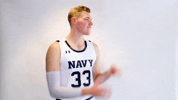 navyathletics navy athletics navy basketball navy mens basketball navy mbb GIF