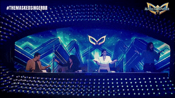 Happy Feliz GIF by The Masked Singer Brasil