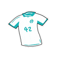 Om Marseille Sticker by Agence DUNK!