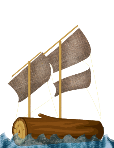 StormSeeker sea storm boat ship Sticker