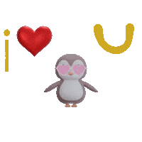 I Love You Sticker Sticker by Pengu