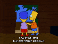 Surprised Season 3 GIF by The Simpsons