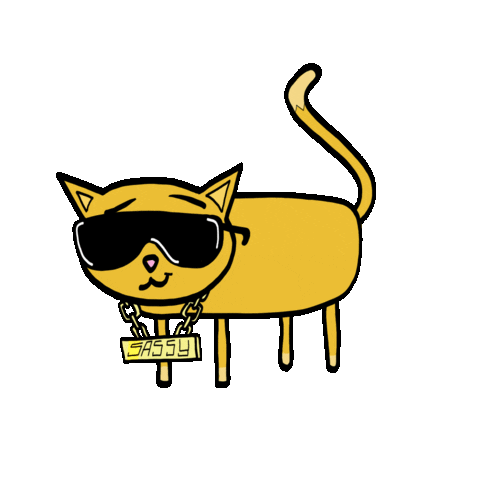 happy cool cat Sticker by ATTN: