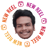 Aditya Mulukuri Sticker by BORN ON INSTAGRAM
