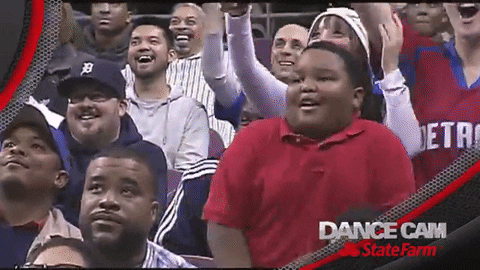 dancing GIF by Detroit Pistons