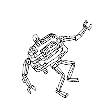 Evbot Sticker
