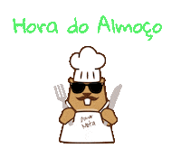 almoco marmotex Sticker
