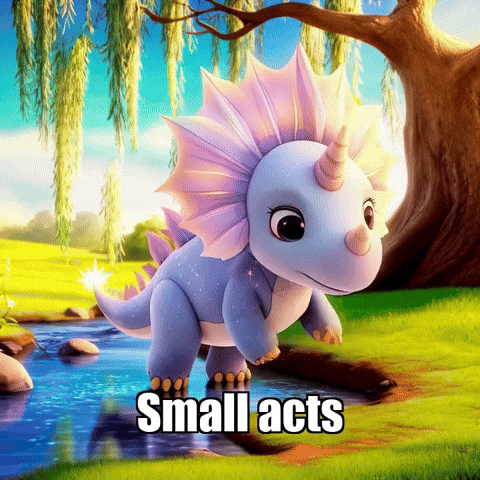 Wisdom Small Acts GIF by Divineasaur