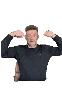 Kluun pointing author old man wijzen Sticker