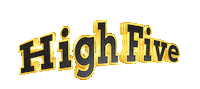 High Five Sticker by GIPHY Text